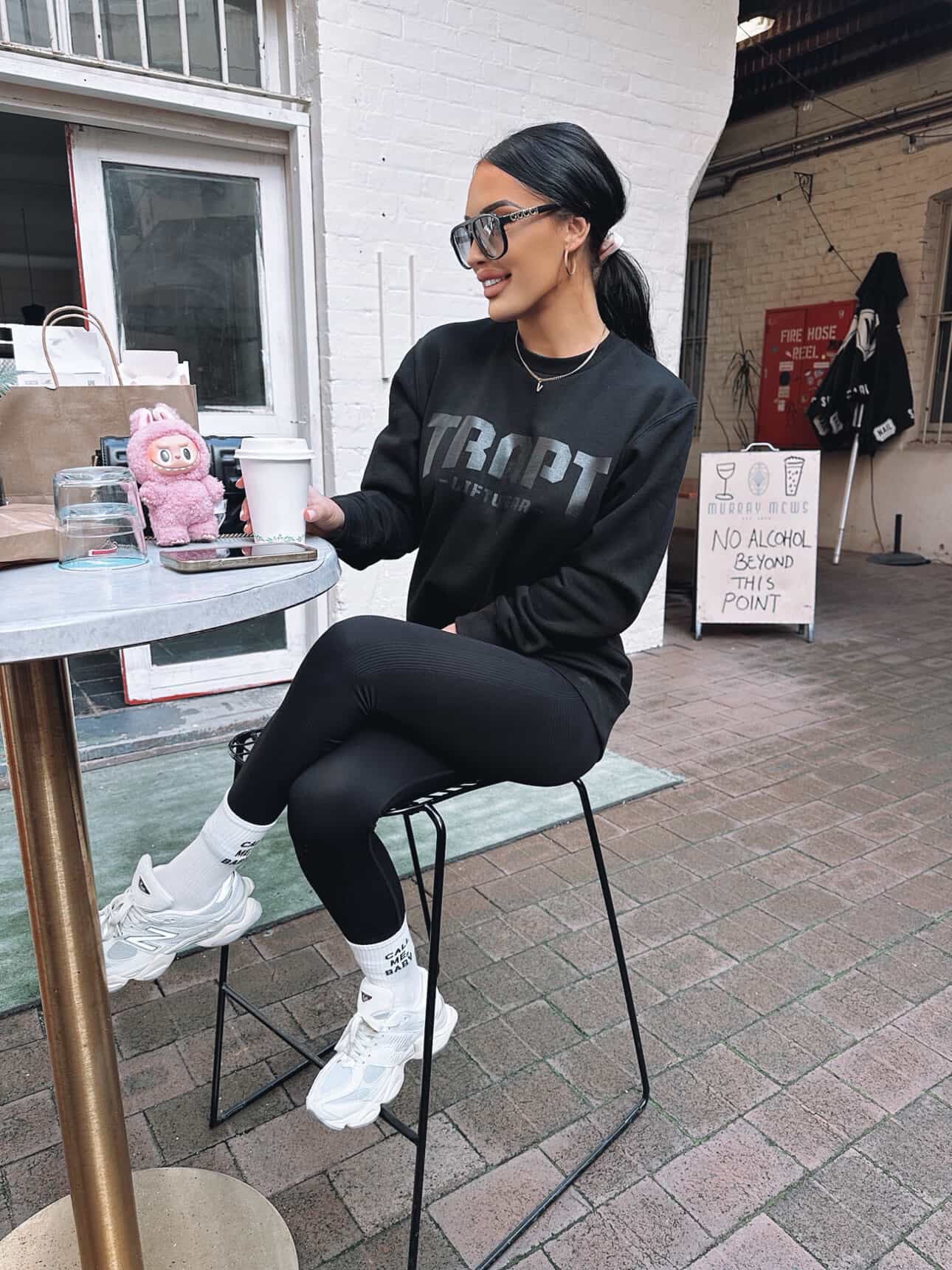 Black on Black Unisex Jumpers