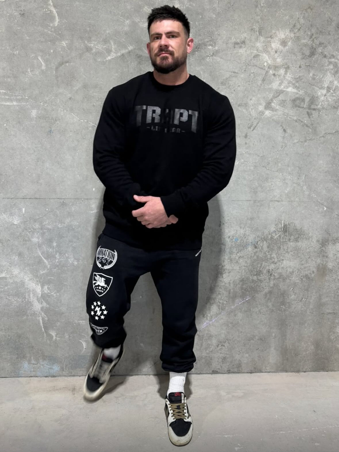 Black on Black Unisex Jumpers
