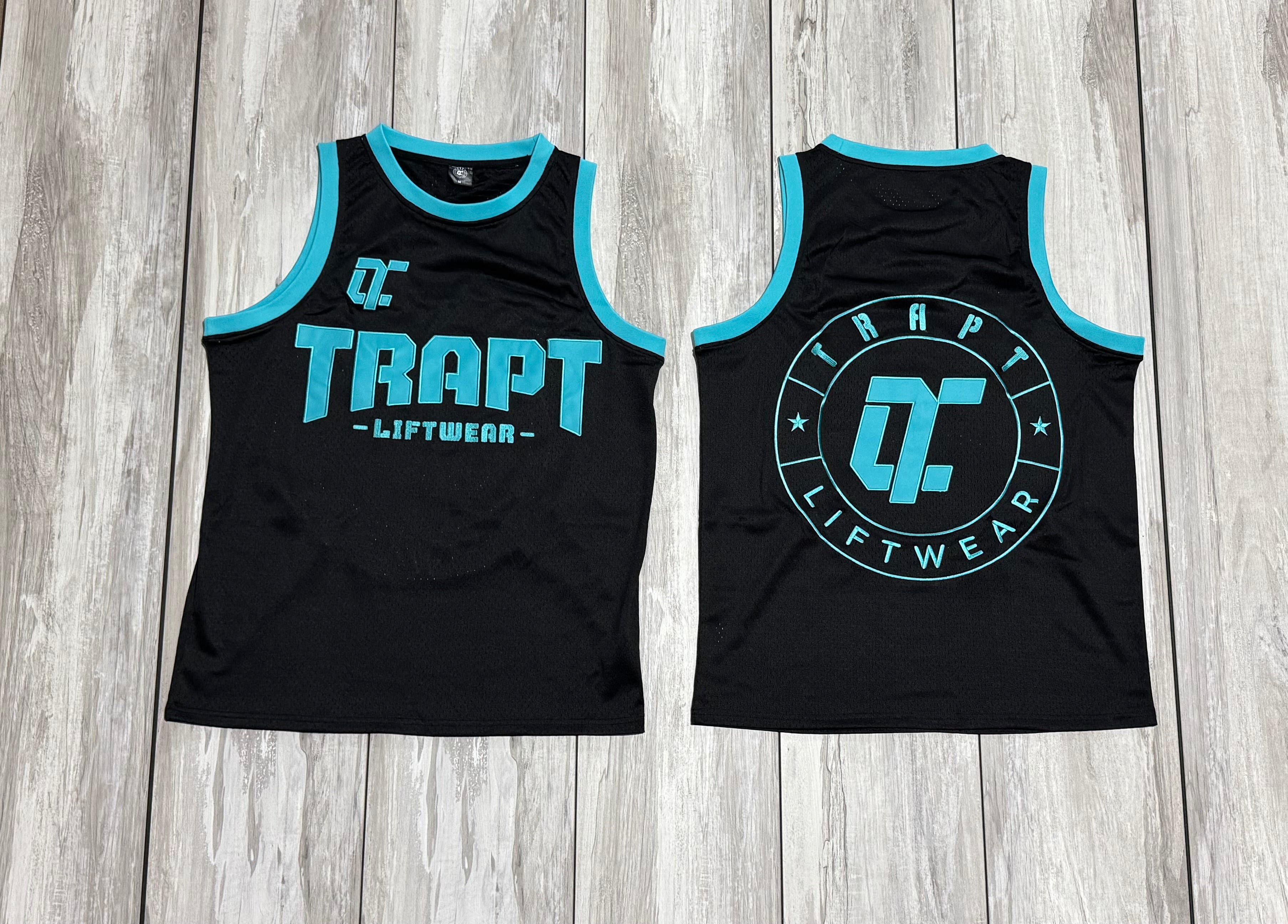 Black & Teal TRAPT Jersey