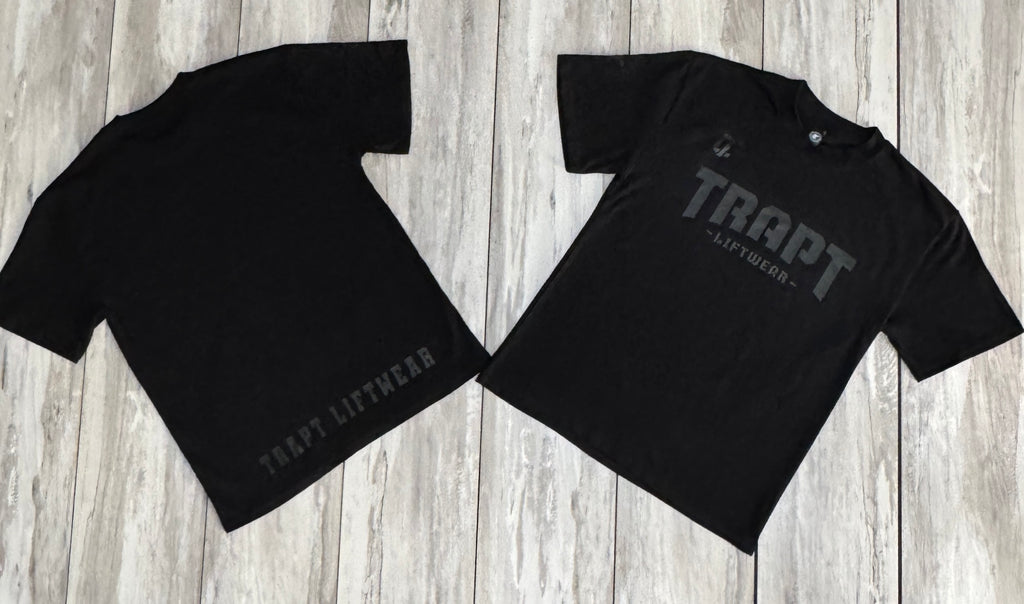 Black on black front back Trapt