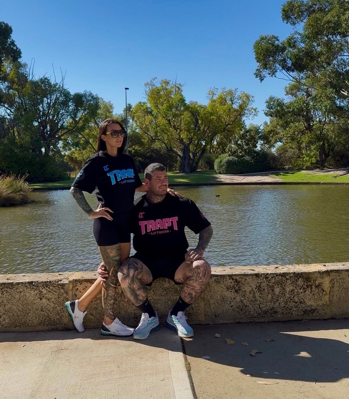 *New* Loyal Blue on Black TRAPT | Unisex | Over-sized Shirt