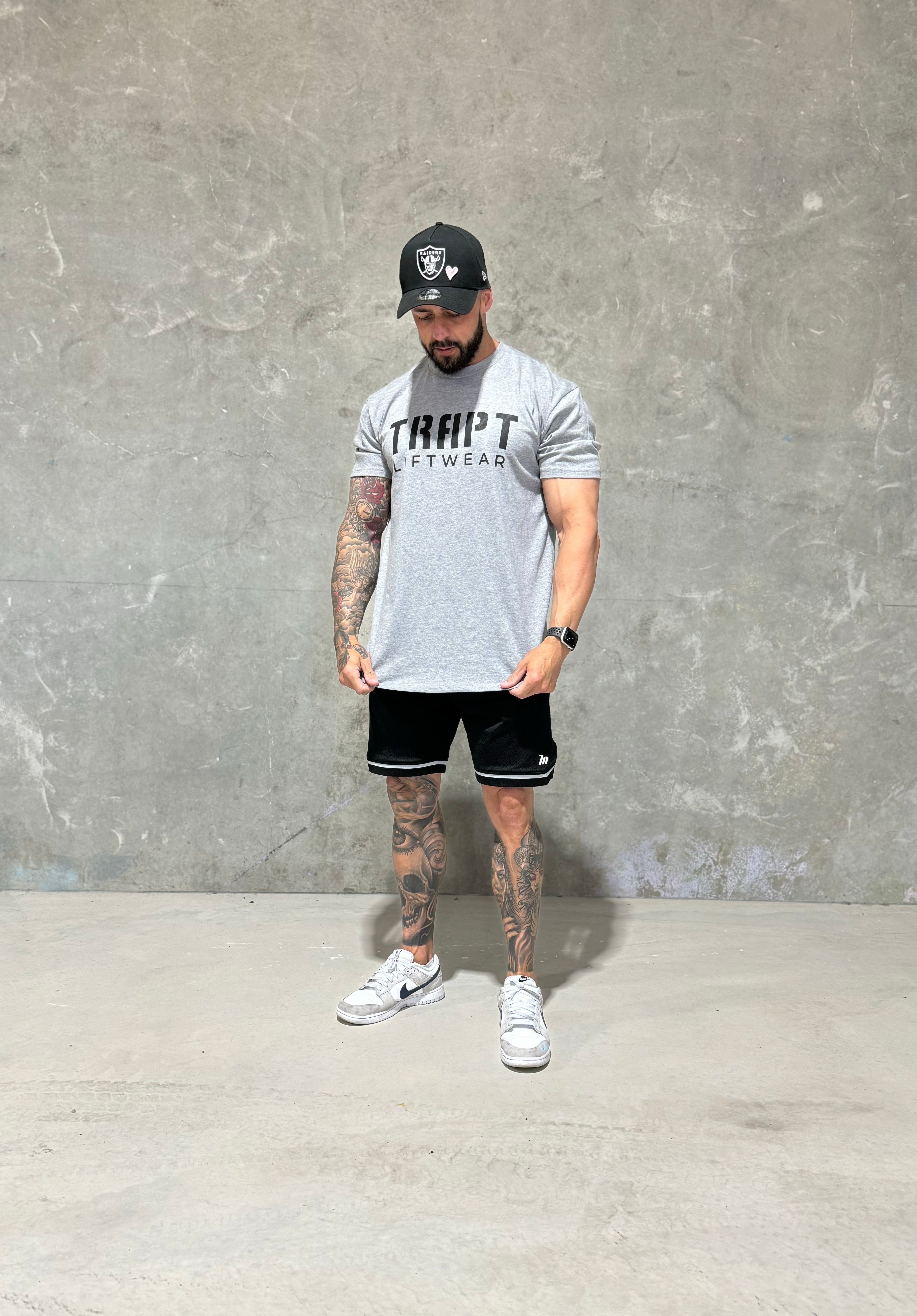 Grey fitness shirt TRAPT liftwear 