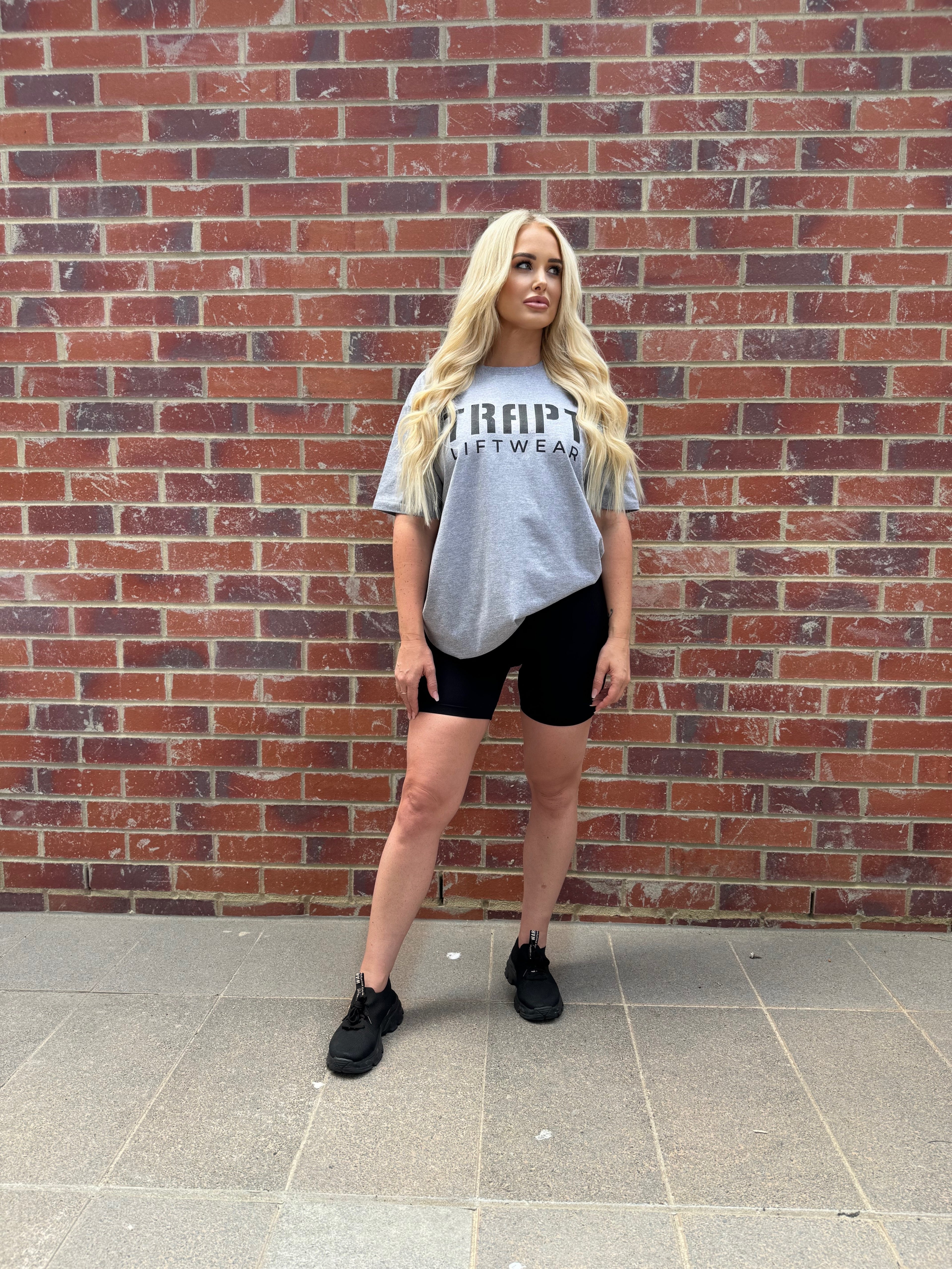 Grey unisex TRAPT liftwear shirt 