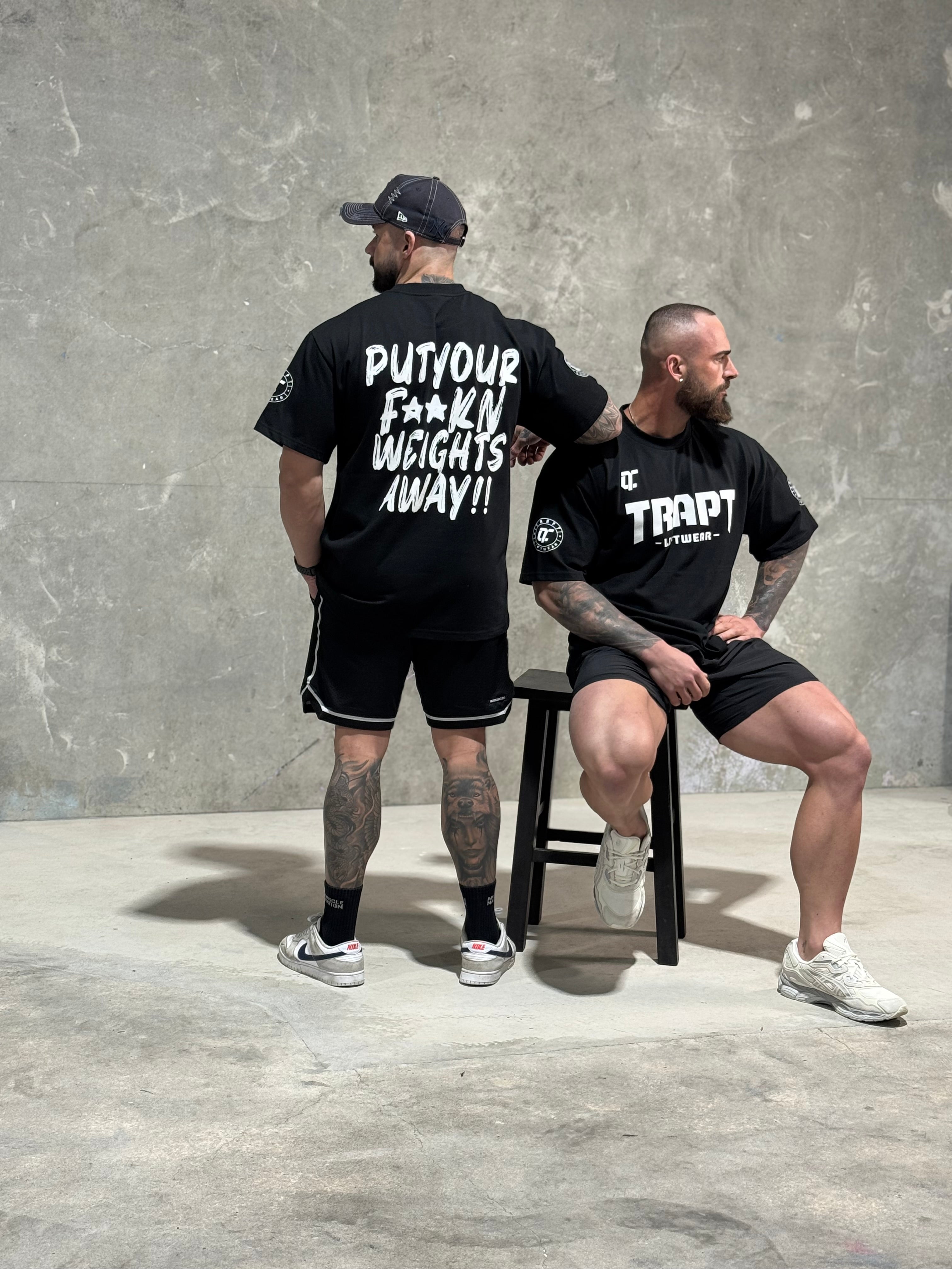 Gym logo fitness moto TRAPT liftwear 