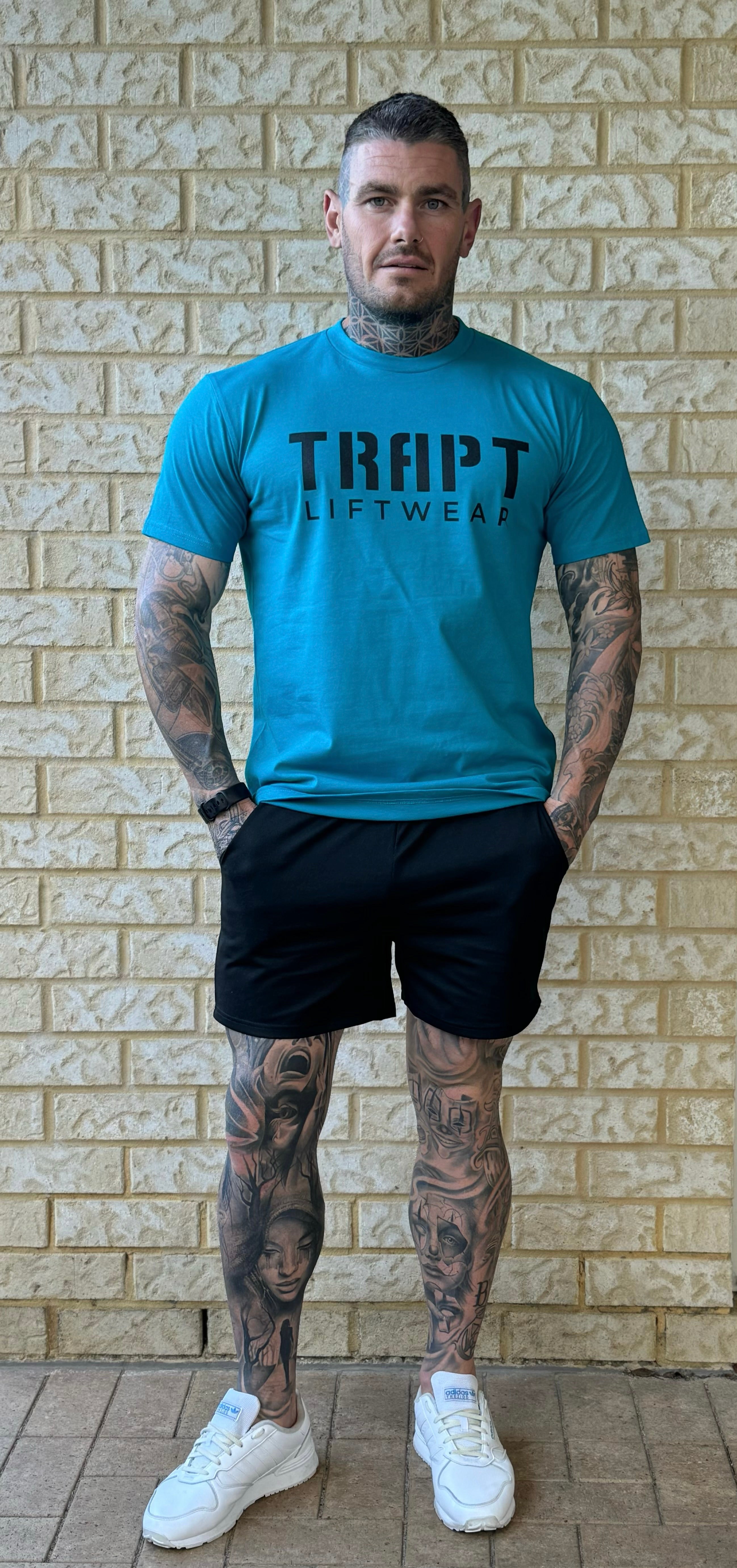 Teal TRAPT liftwear clothing 1