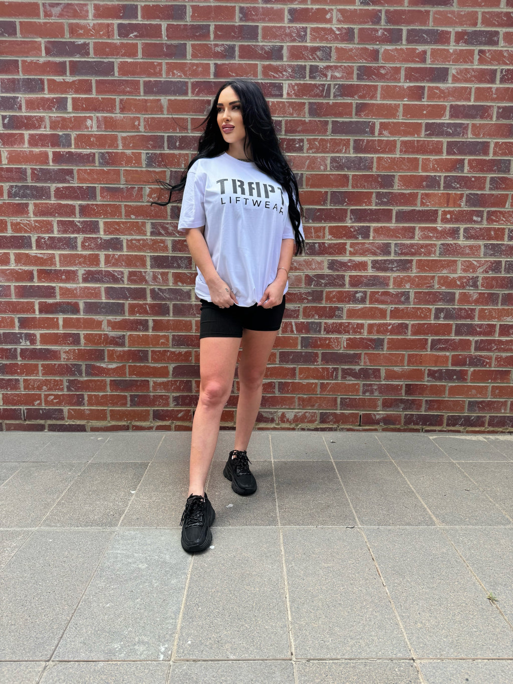 White TRAPT liftwear shirt 